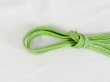 Photo2: P0219XY Vintage Japanese Kimono  Light Yellowish Green  OBIJIME decorative string/cord/rope  Stripes Silk. (Grade B) (2)