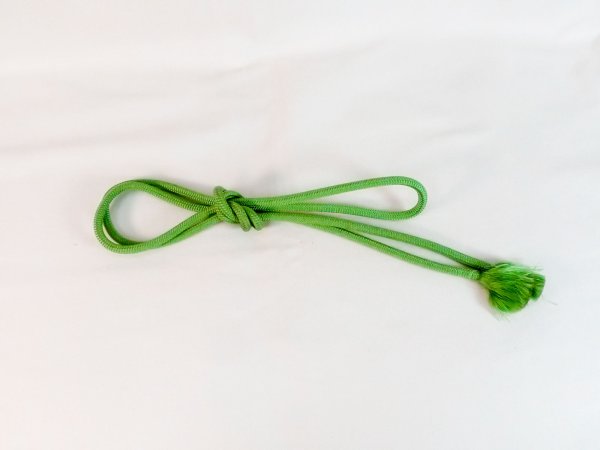 Photo1: Mint P0220XA Vintage Japanese Kimono   Green  OBIJIME decorative string/cord/rope  Zig Zag Silk. (Grade A) (1)