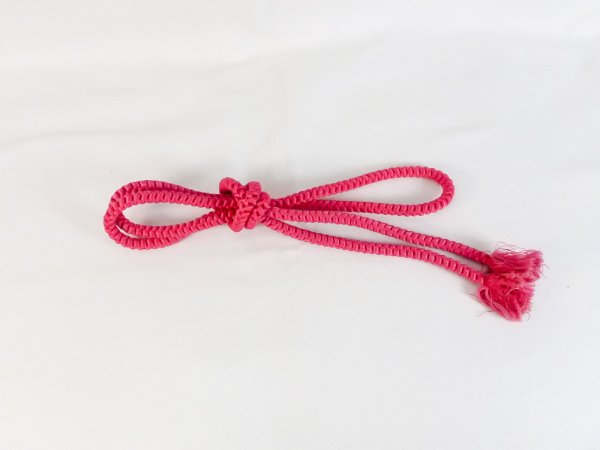 Photo1: P0220XC Vintage Japanese Kimono  Vivid Pink  OBIJIME decorative string/cord/rope   Silk. (Grade B) (1)