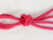 Photo3: P0220XC Vintage Japanese Kimono  Vivid Pink  OBIJIME decorative string/cord/rope   Silk. (Grade B) (3)