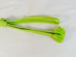 Photo4: Mint P0220XD Vintage Japanese Kimono  Light Yellowish Green  OBIJIME decorative string/cord/rope  Zig Zag Silk. (Grade A) (4)