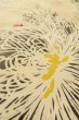 Photo9: P0225C Antique Japanese kimono Pale Grayish Multi Color KOMON dyed for women / Silk. Chrysanthemum (Grade C) (9)