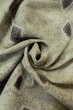 Photo12: Mint P0225E Vintage Japanese kimono Light Gray HITOE unlined for women / Silk. Lozenges (Grade A) (12)