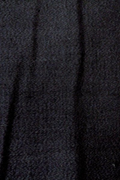 Photo6: Mint P0225F Vintage Japanese kimono Dark Gray HAORI short jacket for women / Silk. Abstract pattern (Grade A) (6)