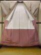Photo2: P0225H Vintage Japanese kimono Pale Multi Color TSUMUGI pongee for women / Silk. Flower (Grade B) (2)