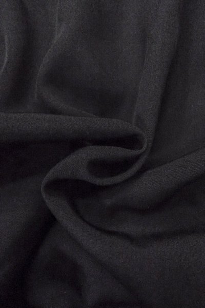 Photo9: Mint P0225I Vintage Japanese kimono Black MONTSUKI crests for women / Silk. (Grade A) (9)