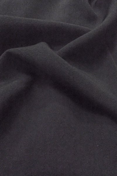 Photo9: P0225J Vintage Japanese kimono Black MONTSUKI crests for women / Silk. (Grade B) (9)