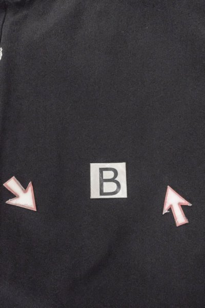Photo12: P0225J Vintage Japanese kimono Black MONTSUKI crests for women / Silk. (Grade B) (12)