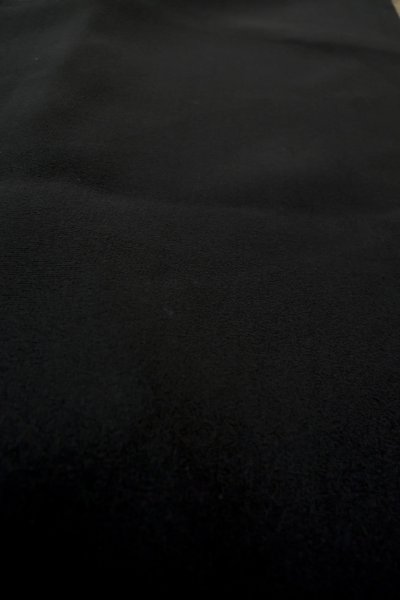 Photo10: P0225K Vintage Japanese kimono Black MONTSUKI crests for women / Silk. (Grade B) (10)