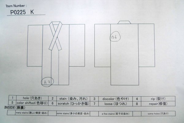Photo14: P0225K Vintage Japanese kimono Black MONTSUKI crests for women / Silk. (Grade B) (14)