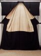 Photo2: P0225M Vintage Japanese kimono Black MONTSUKI crests for women / Silk. (Grade A+) (2)
