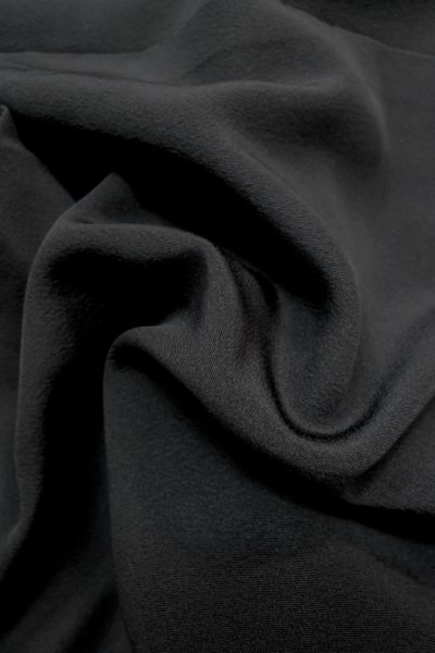 Photo10: P0225M Vintage Japanese kimono Black MONTSUKI crests for women / Silk. (Grade A+) (10)