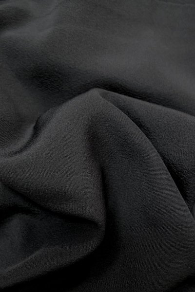 Photo11: P0225M Vintage Japanese kimono Black MONTSUKI crests for women / Silk. (Grade A+) (11)