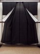 Photo2: P0225O Vintage Japanese kimono Black MONTSUKI crests for women / Silk. (Grade A) (2)