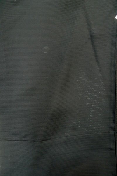 Photo3: P0225O Vintage Japanese kimono Black MONTSUKI crests for women / Silk. (Grade A) (3)