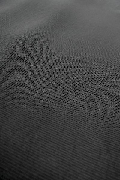 Photo5: Mint P0225R Vintage Japanese kimono Black MONTSUKI crests for women / Silk., There are stains on the wrong side of collar only. (Grade A) (5)