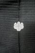 Photo3: Mint P0225S Vintage Japanese kimono Black MONTSUKI crests for women / Silk. (Grade A) (3)