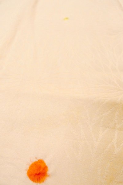 Photo9: P0225V Vintage Japanese kimono Light Pink JUBAN undergarment for women / Silk. Circle (Grade C) (9)