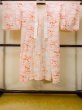 Photo1: P0225W Vintage Japanese kimono Light Pink JUBAN undergarment for women / Mousseline. SAKURA cherry blossom (Grade B) (1)