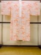 Photo2: P0225W Vintage Japanese kimono Light Pink JUBAN undergarment for women / Mousseline. SAKURA cherry blossom (Grade B) (2)