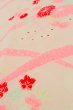 Photo9: P0225W Vintage Japanese kimono Light Pink JUBAN undergarment for women / Mousseline. SAKURA cherry blossom (Grade B) (9)