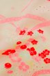 Photo11: P0225W Vintage Japanese kimono Light Pink JUBAN undergarment for women / Mousseline. SAKURA cherry blossom (Grade B) (11)
