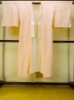 Photo1: P0225X Vintage Japanese kimono Pale Pink JUBAN undergarment for women / Synthetic. Flower (Grade B) (1)