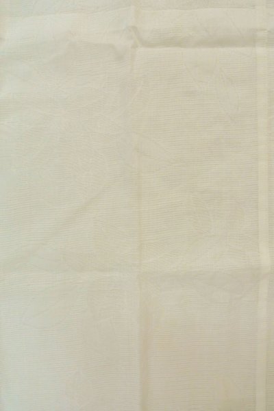 Photo3: P0225Y Vintage Japanese kimono White JUBAN undergarment for women / Linen. Camellia (Grade C) (3)