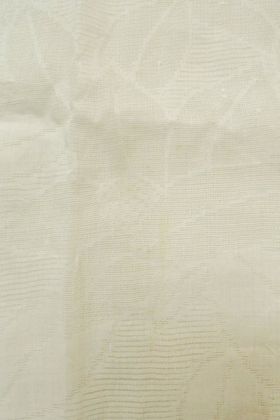 Photo6: P0225Y Vintage Japanese kimono White JUBAN undergarment for women / Linen. Camellia (Grade C) (6)