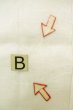 Photo16: P0225Y Vintage Japanese kimono White JUBAN undergarment for women / Linen. Camellia (Grade C) (16)