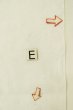 Photo19: P0225Y Vintage Japanese kimono White JUBAN undergarment for women / Linen. Camellia (Grade C) (19)