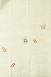 Photo21: P0225Y Vintage Japanese kimono White JUBAN undergarment for women / Linen. Camellia (Grade C) (21)