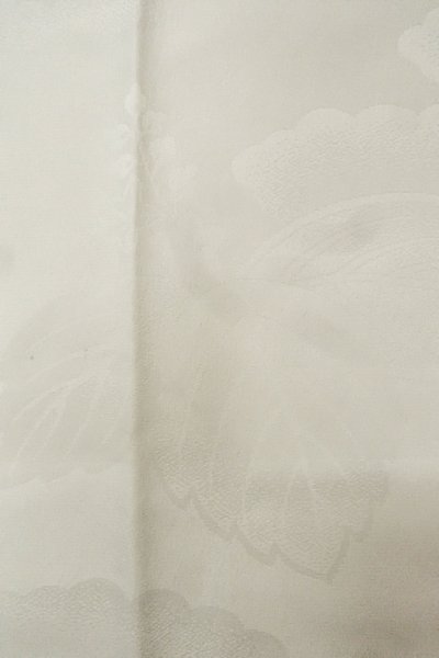 Photo5: P0225Z Vintage Japanese kimono White JUBAN undergarment for women / Synthetic. KIRI paulownia (Grade B) (5)