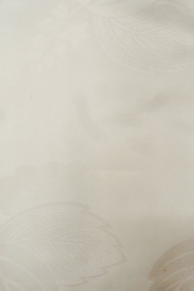 Photo6: P0225Z Vintage Japanese kimono White JUBAN undergarment for women / Synthetic. KIRI paulownia (Grade B) (6)