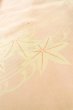 Photo10: P0226B Vintage Japanese kimono Pale Pink JUBAN undergarment for women / Silk. MOMIJI maple leaf (Grade C) (10)