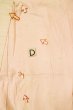 Photo17: P0226B Vintage Japanese kimono Pale Pink JUBAN undergarment for women / Silk. MOMIJI maple leaf (Grade C) (17)
