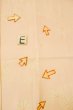 Photo18: P0226B Vintage Japanese kimono Pale Pink JUBAN undergarment for women / Silk. MOMIJI maple leaf (Grade C) (18)
