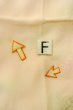 Photo17: P0226C Vintage Japanese kimono Pale Pink JUBAN undergarment for women / Silk. MOMIJI maple leaf (Grade C) (17)