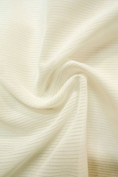 Photo9: P0226D Vintage Japanese kimono White JUBAN undergarment for women / Silk. (Grade D) (9)