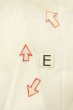 Photo16: P0226D Vintage Japanese kimono White JUBAN undergarment for women / Silk. (Grade D) (16)