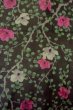Photo3: Mint P0312A Antique Japanese kimono Black HAORI short jacket for women / Silk. Camellia (Grade A) (3)