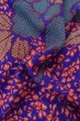 Photo11: P0312E Antique Japanese kimono Vivid Purple HAORI short jacket for women / Silk. Rose (Grade C) (11)