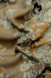 Photo12: P0312G Antique Japanese kimono Grayish Brown HAORI short jacket for women / Silk. Ivy (Grade C) (12)