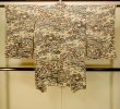 Photo2: P0312H Antique Japanese kimono Ivory HAORI short jacket for women / Silk. MOMIJI maple leaf (Grade C) (2)