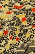Photo6: P0312H Antique Japanese kimono Ivory HAORI short jacket for women / Silk. MOMIJI maple leaf (Grade C) (6)
