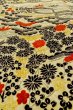 Photo9: P0312H Antique Japanese kimono Ivory HAORI short jacket for women / Silk. MOMIJI maple leaf (Grade C) (9)