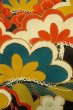 Photo12: P0312O Antique Japanese kimono Black FURISODE long-sleeved for women / Silk. UME plum bloom (Grade C) (12)
