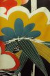 Photo17: P0312O Antique Japanese kimono Black FURISODE long-sleeved for women / Silk. UME plum bloom (Grade C) (17)