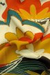 Photo25: P0312O Antique Japanese kimono Black FURISODE long-sleeved for women / Silk. UME plum bloom (Grade C) (25)