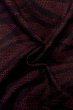 Photo12: Mint P0408A Vintage Japanese kimono Black TSUMUGI pongee for women / Silk. Tortoise-shell pattern(Hexagonal pattern) (Grade A) (12)